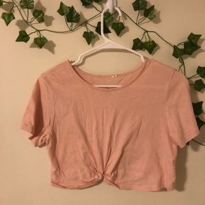 Pacsun Salmon Crop Top - Small